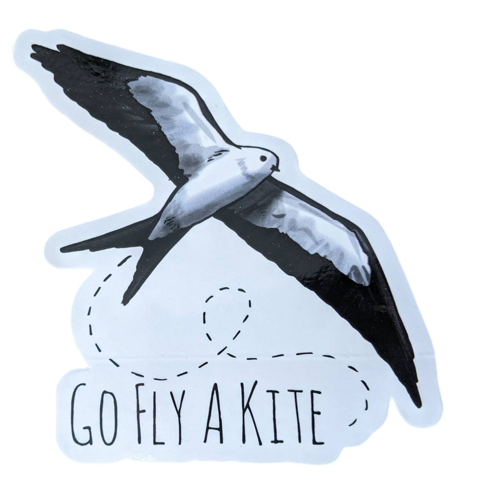 Oggetto regalo di design – autocollant go fly a kite 