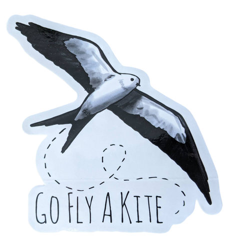 autocollant go fly a kite 