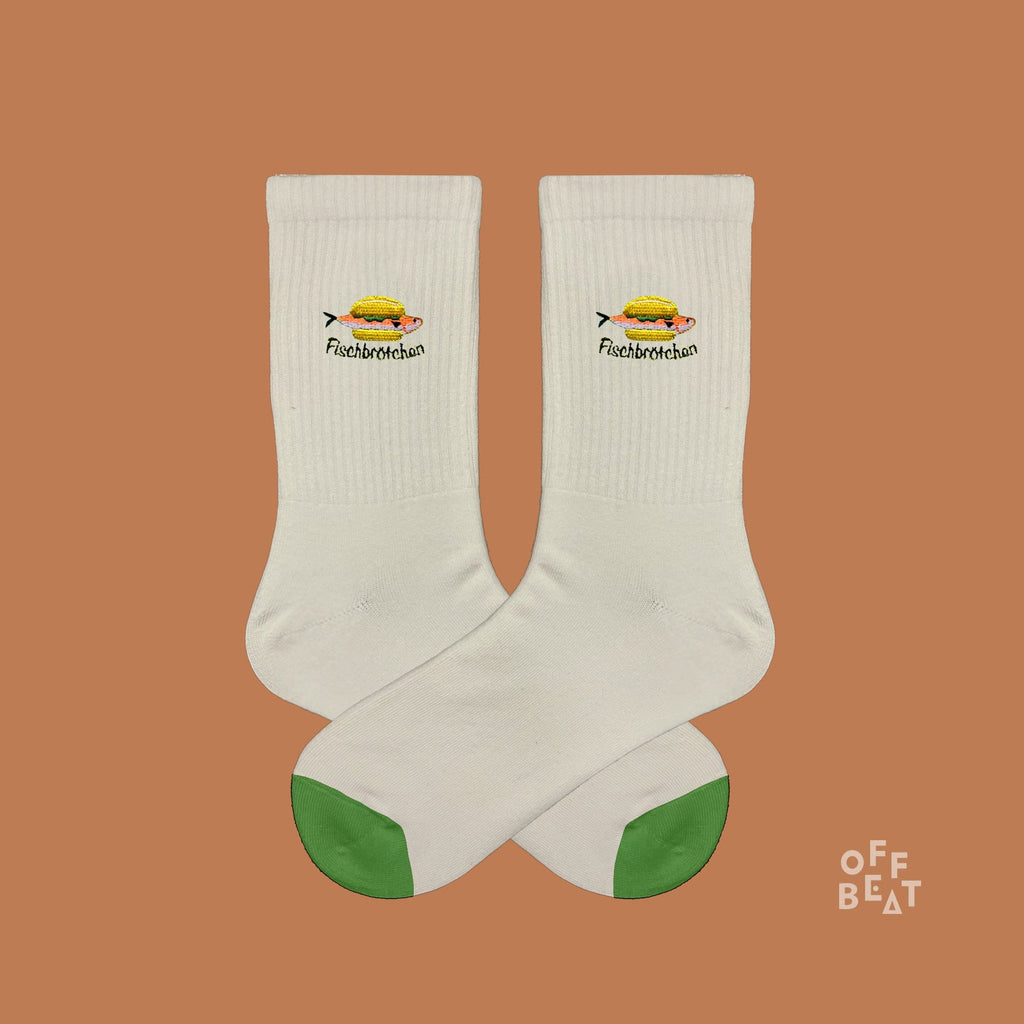 Chaussettes Brodées Fischbrötchen