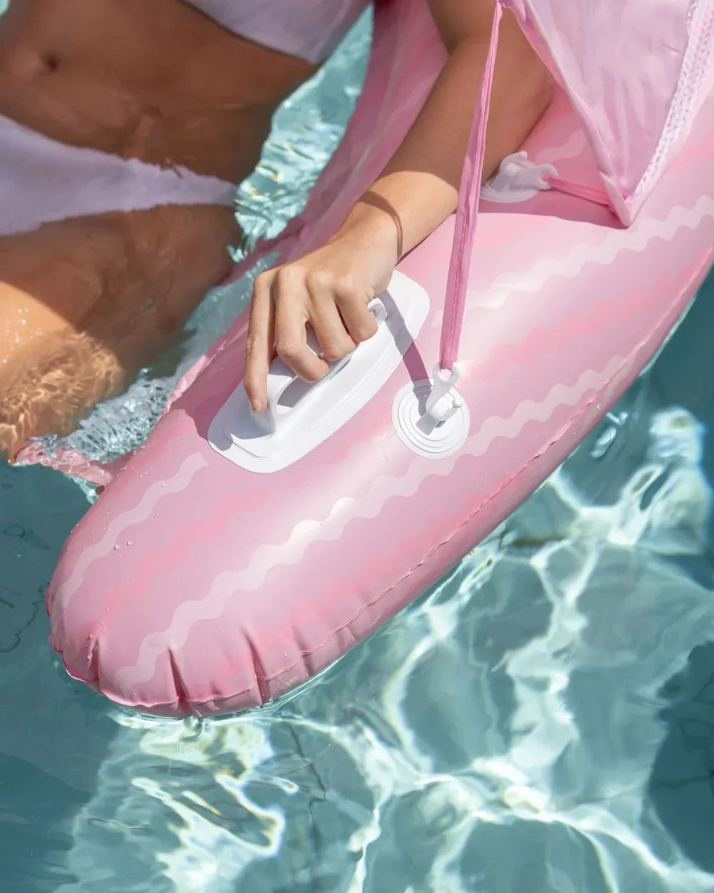 Schwimmsitz mit Netz und Sonnendach – TANGO