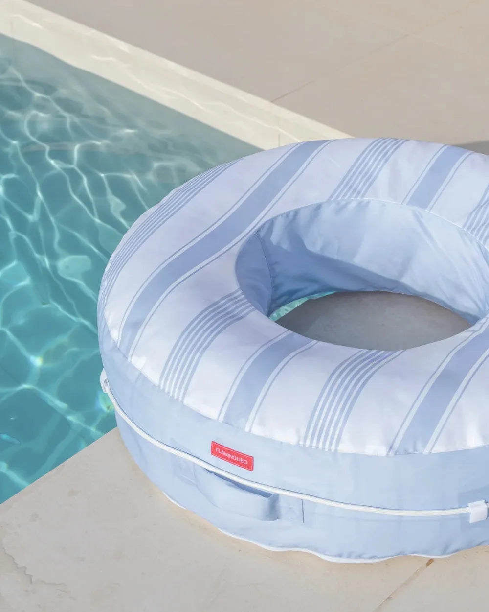 Premium Donut-Schwimmring mit Haltegriff – GLAM