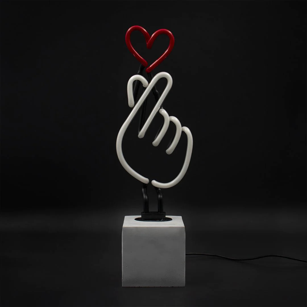 Finger Heart Neon Lamp