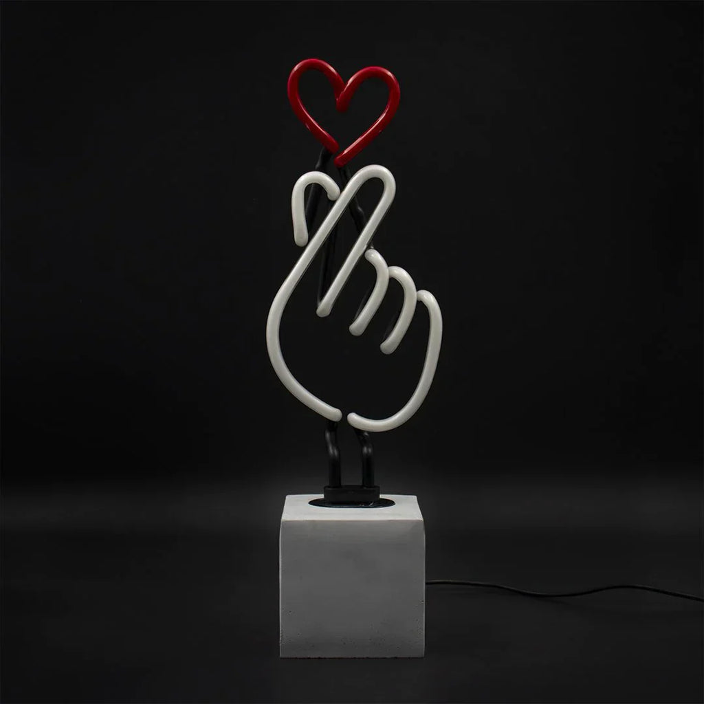 Regalo de diseño – lampe neon finger heart 