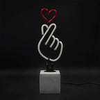 Regalo de diseño – lampe neon finger heart 