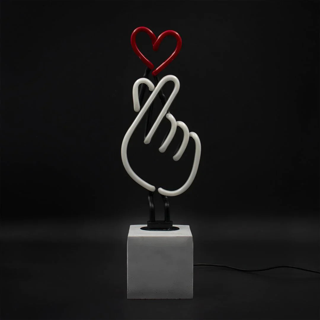 Regalo de diseño – lampe neon finger heart 