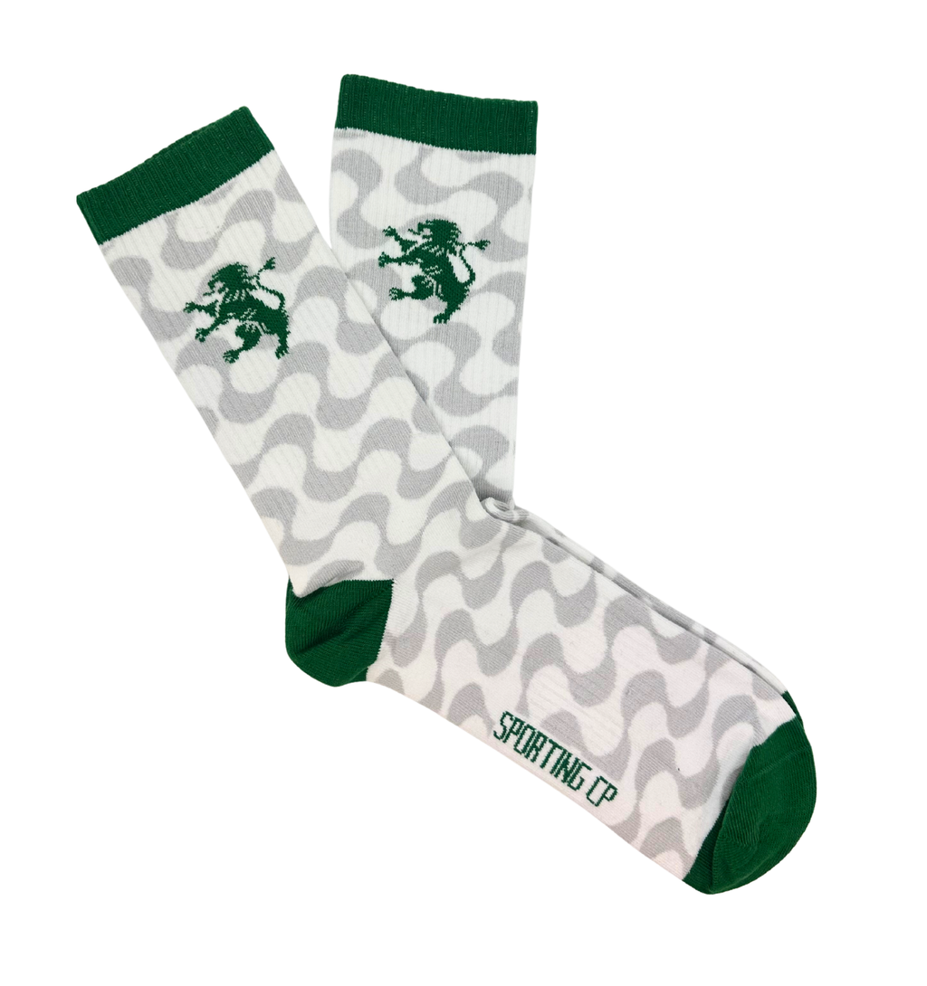 Chaussettes Sporting CP « Extérieur 25/26 » – Blanc - Chulé