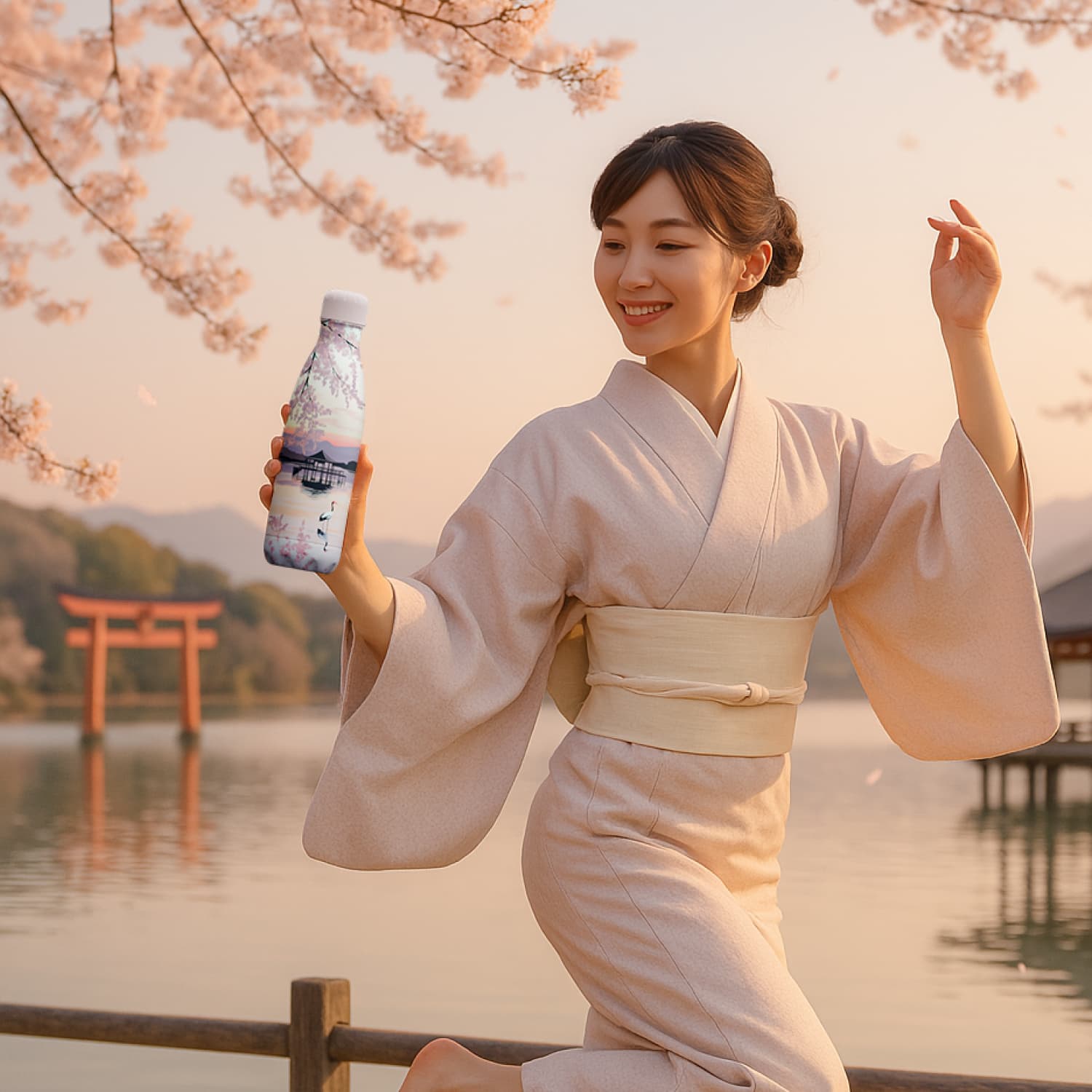 IZY Bottle - Sunset Lake - 500ml