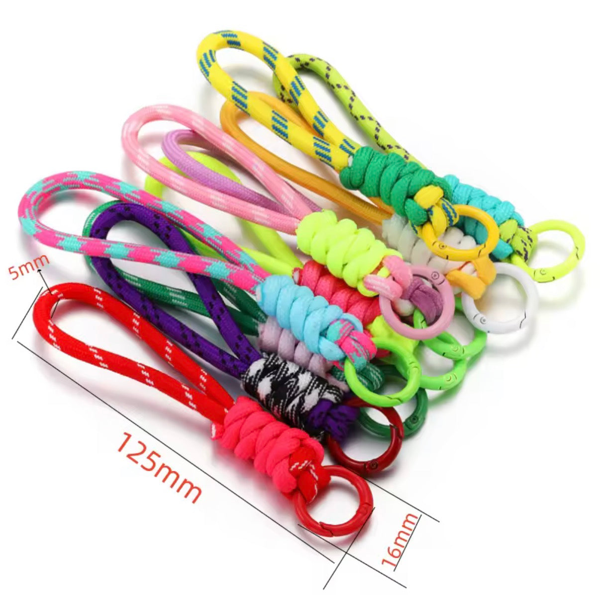 Braided Rope Keychain