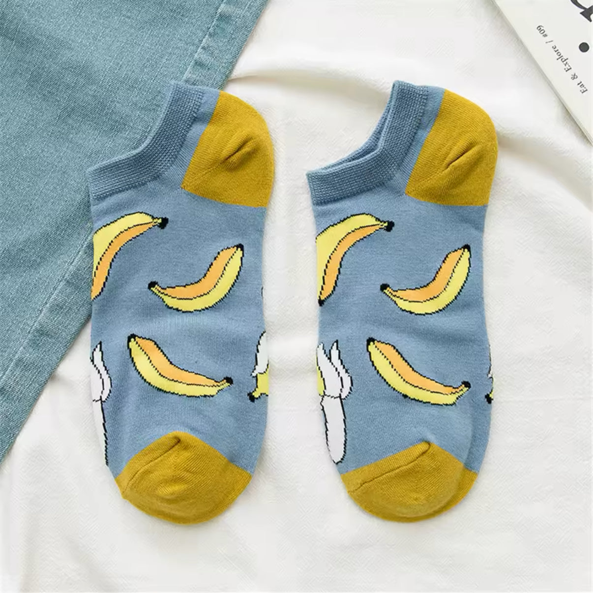 Oggetto regalo di design – chaussettes courtes bananes 1 SOXX FRU 004 93296972