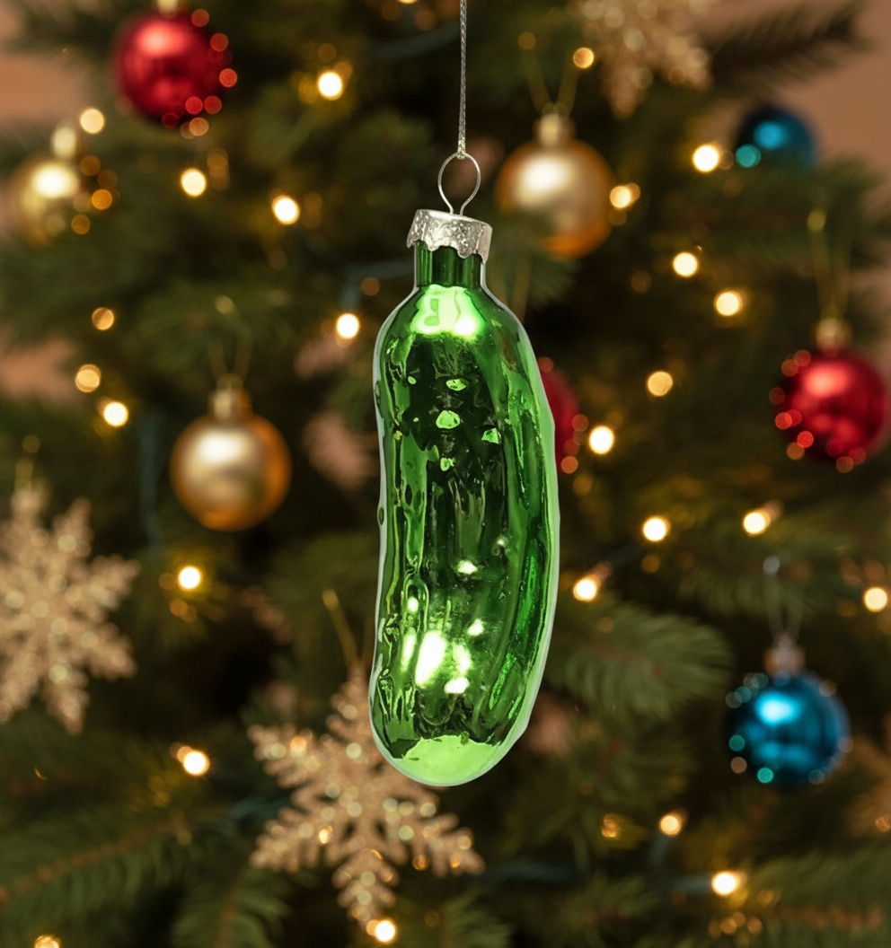Boule de Noël Cornichon Vert | Designproducten en originele cadeaus