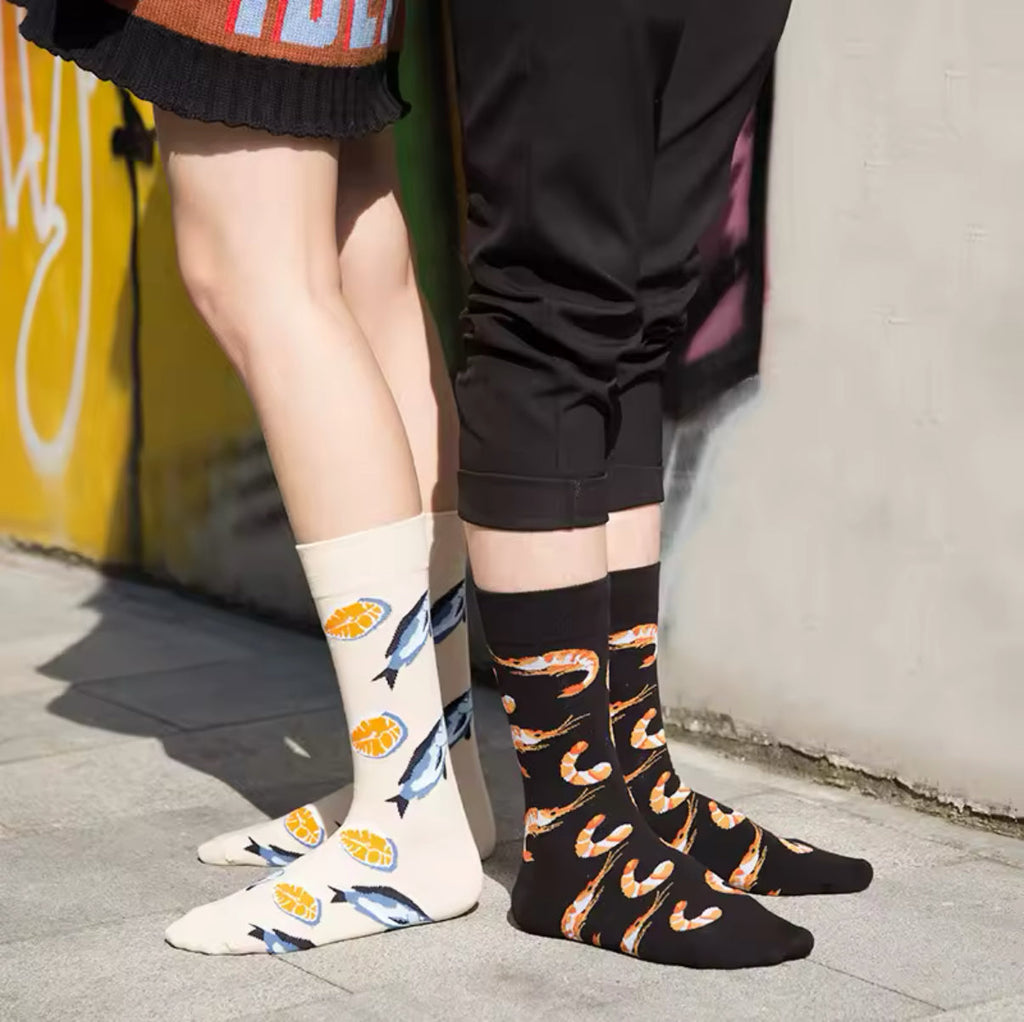 Oggetto regalo di design – chaussettes crevettes mr colvert 
