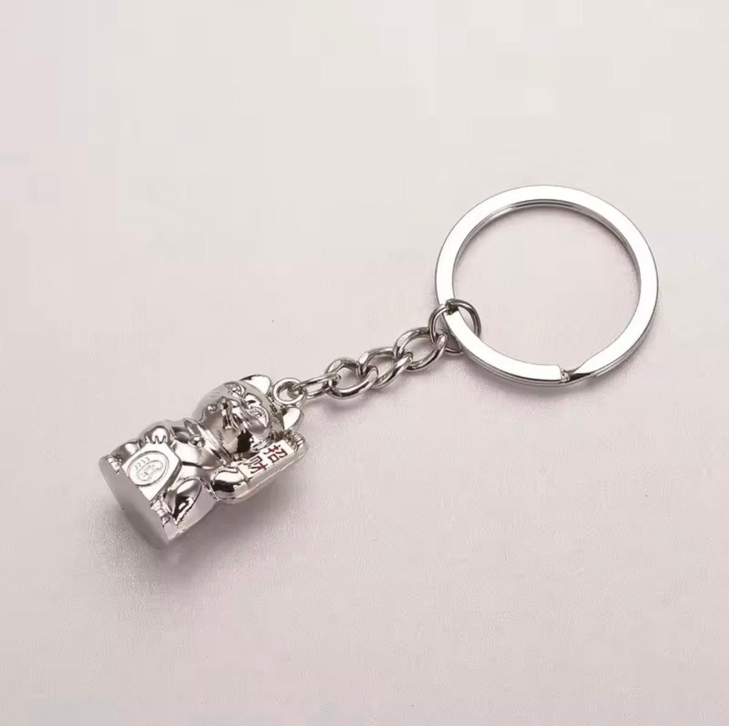 Lucky Cat Keychain