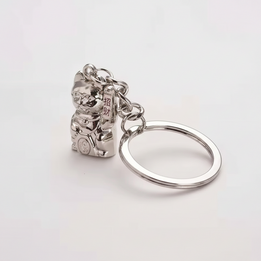 Porte clés Chat Chanceux