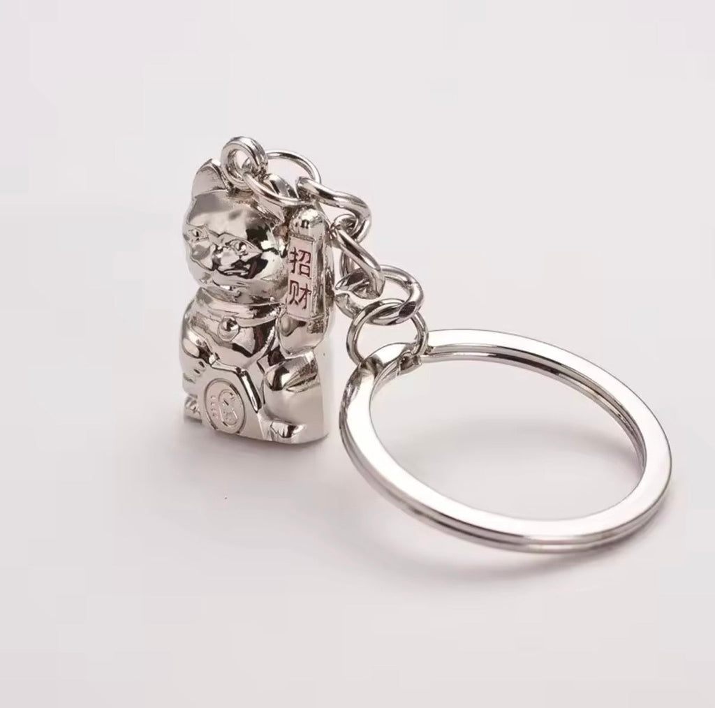 Lucky Cat Keychain