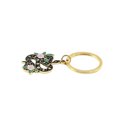 Lunar Serpent Keychain