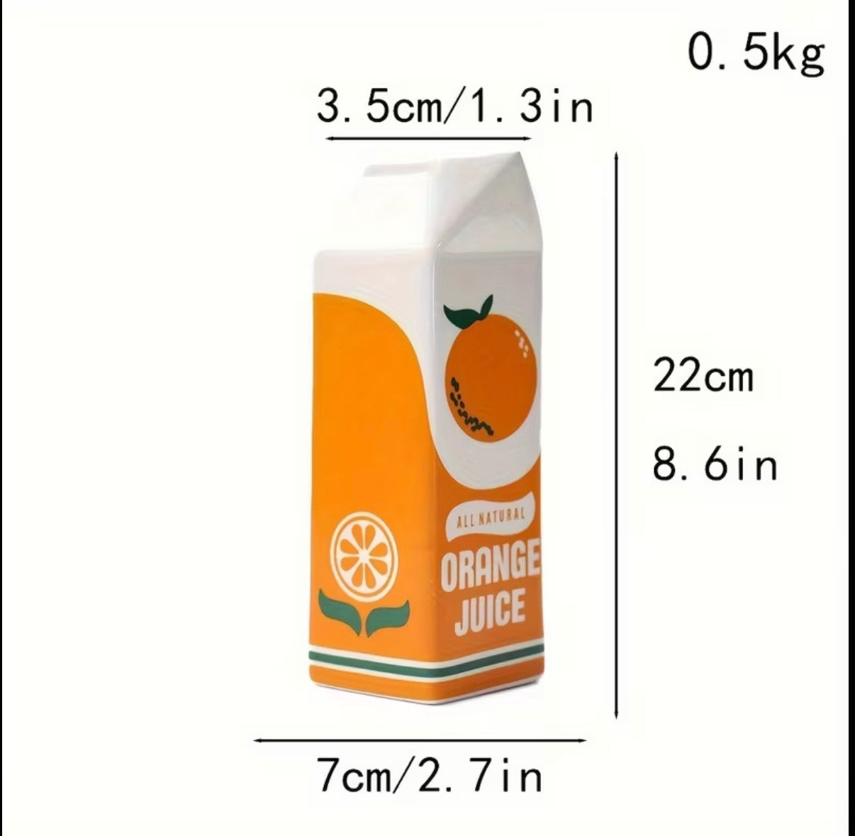 Vase Brique de Jus d’Orange | Design e regali originali