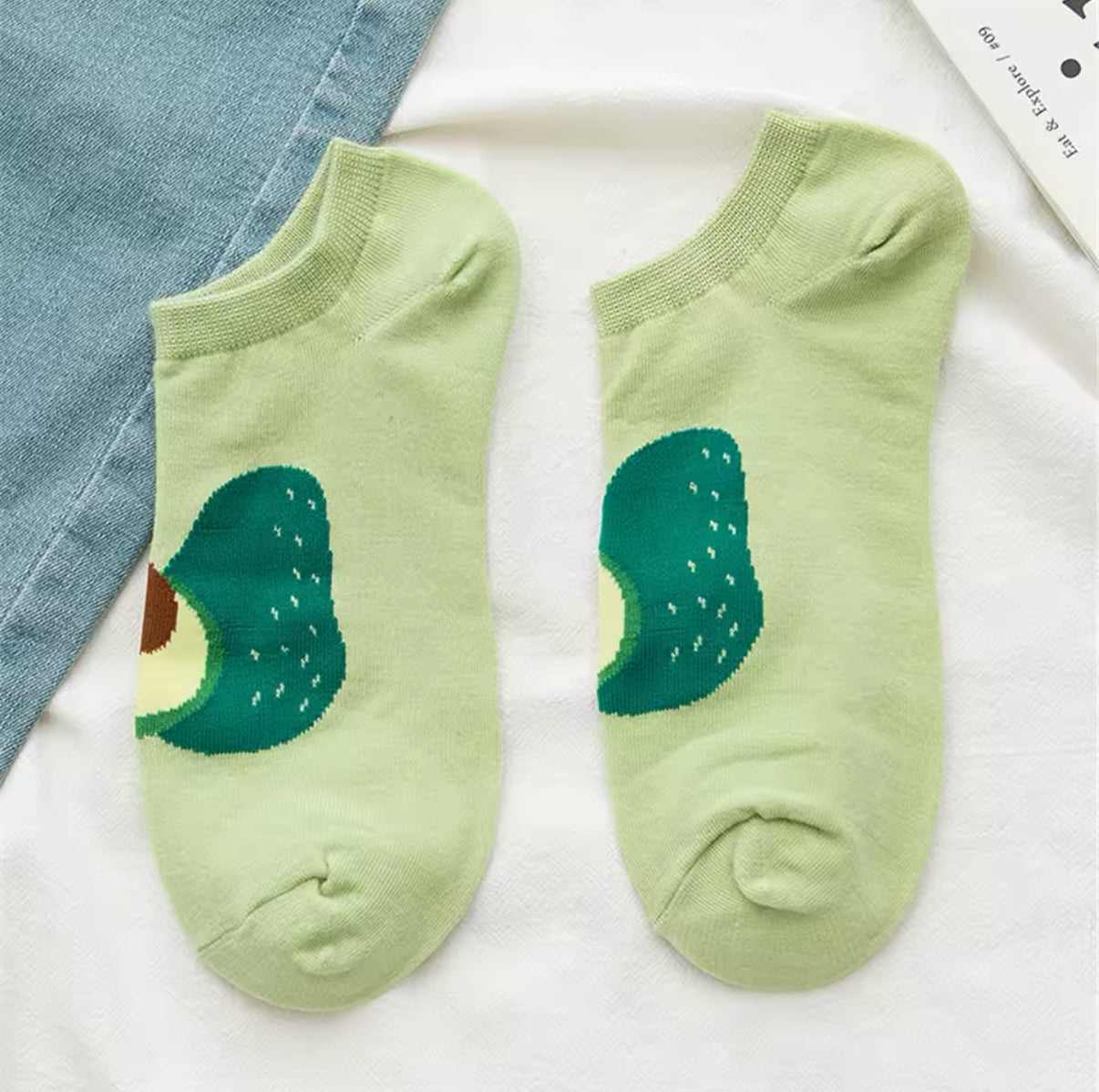Oggetto regalo di design – chaussettes courtes avocat SOXX FRU 032 06092364