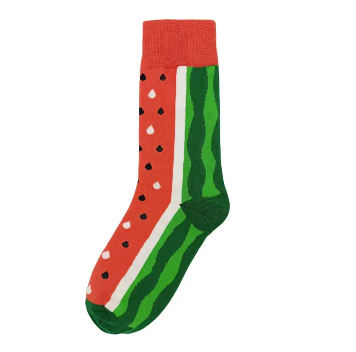 Oggetto regalo di design – chaussettes pasteque 1