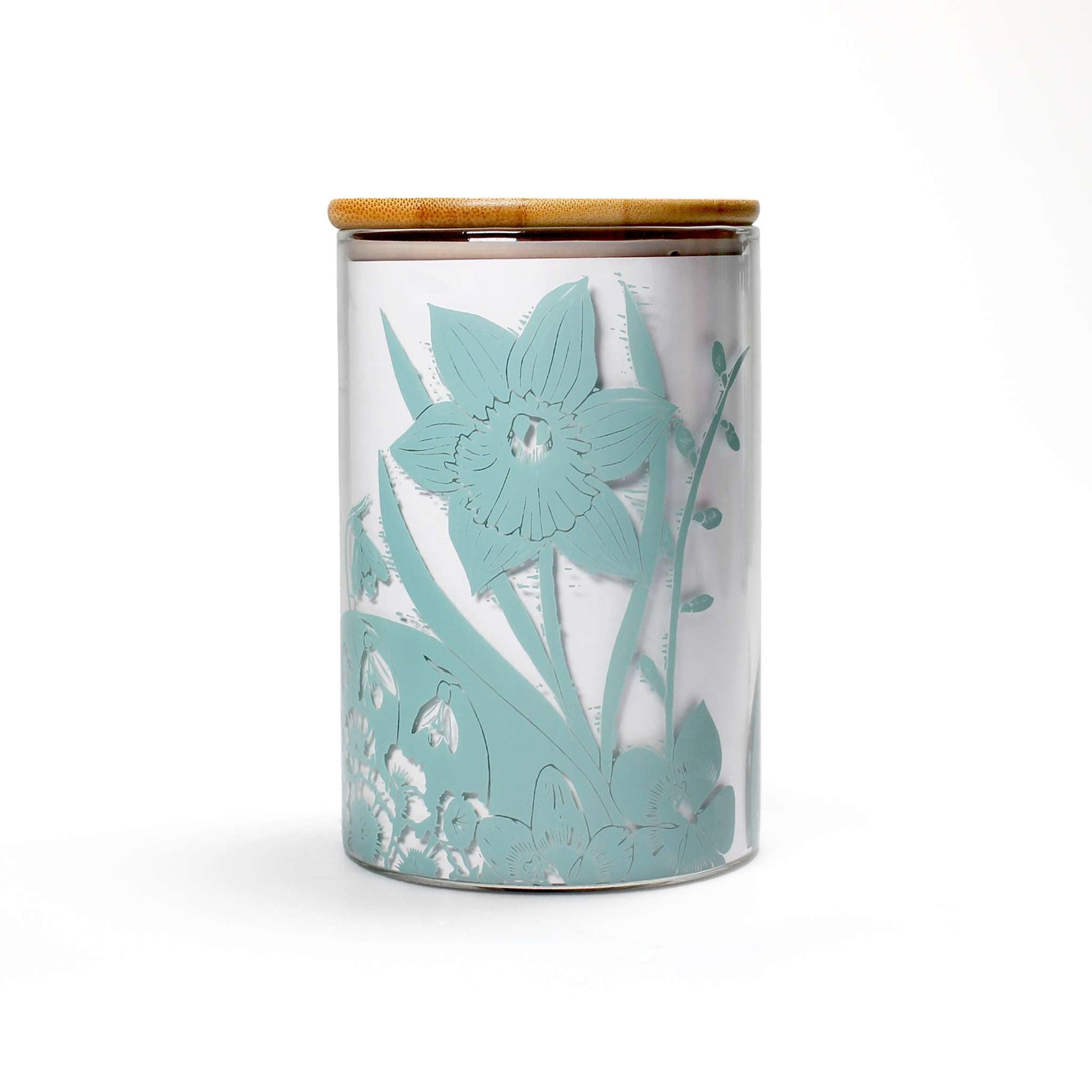Bocal de rangement Kate Heiss - bleu poudré - 950 ml