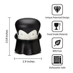 Gracula figurine by OTOTO, 3.54x2.9, food grade, BPA-free, dishwasher safe.