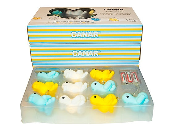 Oggetto regalo di design – Guirlande Lumineuse Canard Bleu Canar - OFCK.fr