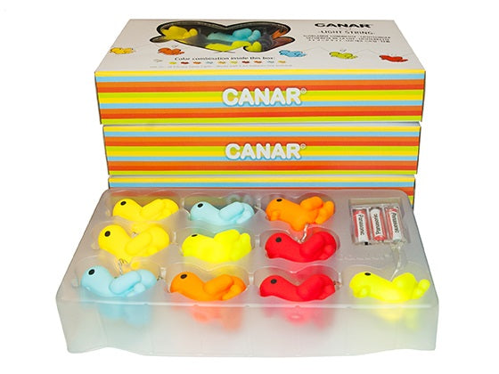 Oggetto regalo di design – Guirlande Lumineuse Canard Multicolore Canar - OFCK.fr