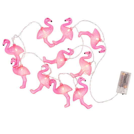 Guirlande Lumineuse Flamant Rose