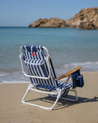 Verstellbarer Strandstuhl mit Kühlfach – MISTRAL