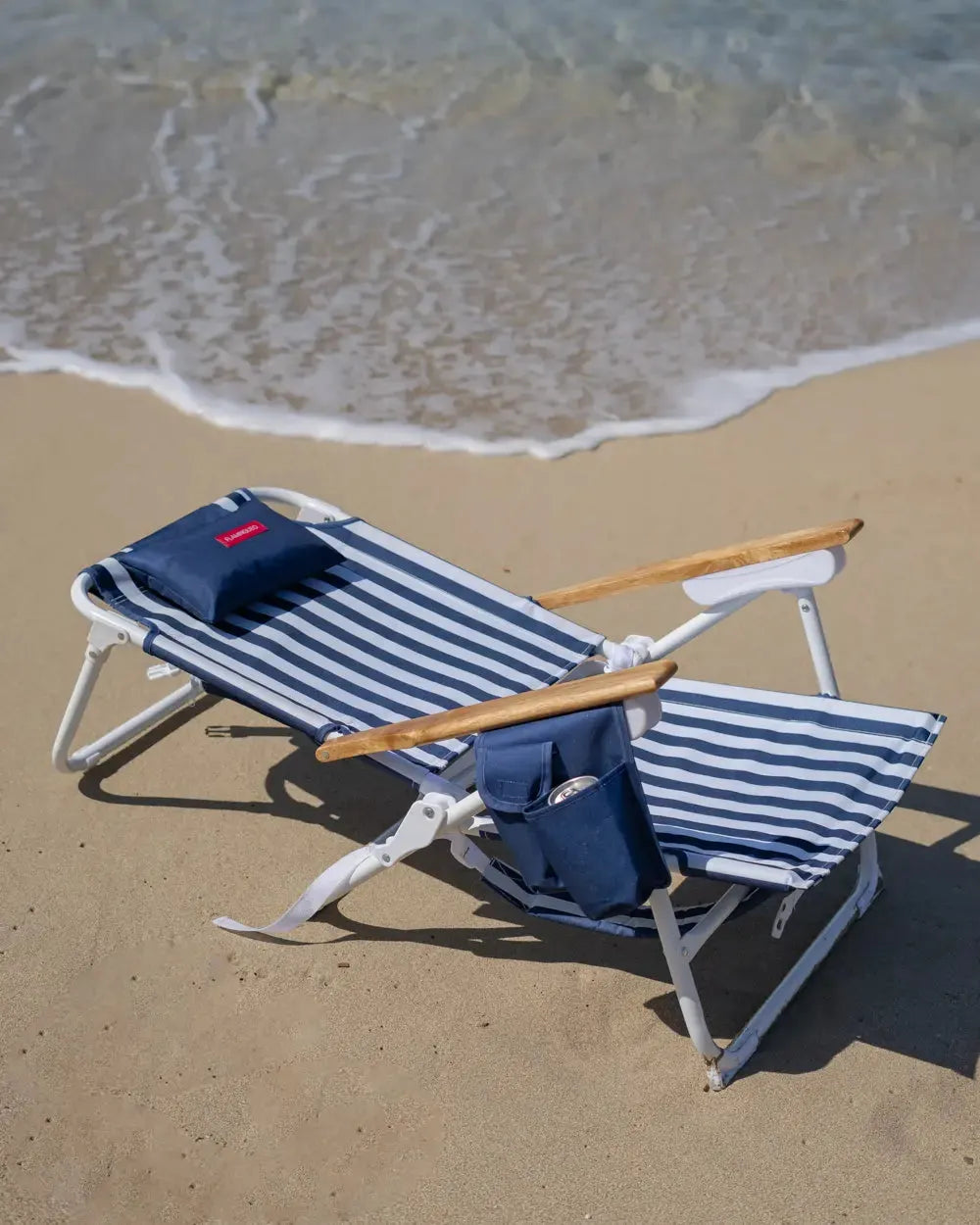 Verstellbarer Strandstuhl mit Kühlfach – MISTRAL