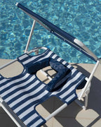 Tumbona de playa reclinable con parasol – TIVOLI