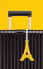 Etichetta per bagagli a torre Eiffel