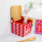 Salière « Stay salty » Rose et Rouge – Fisura – vue 2