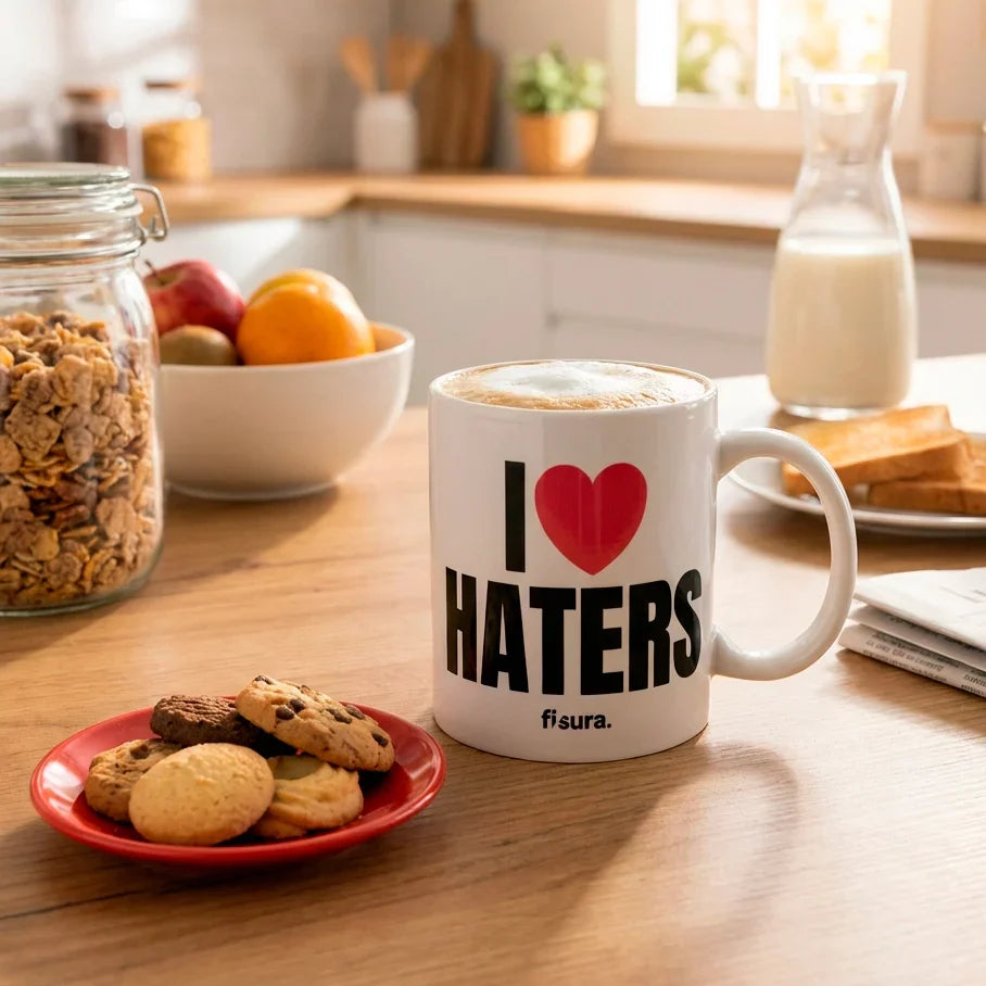 Tasse « I love haters » – Fisura – vue 2