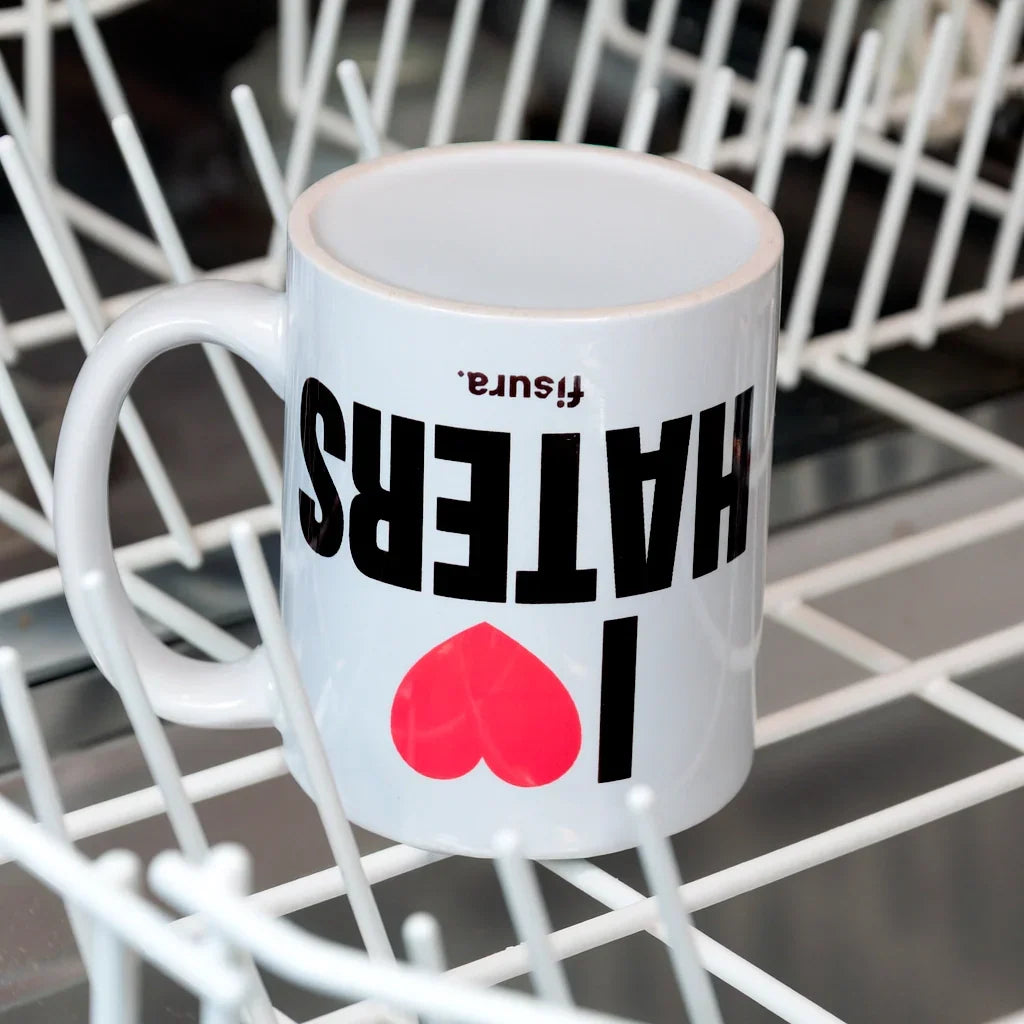 Tasse « I love haters » – Fisura – vue 6