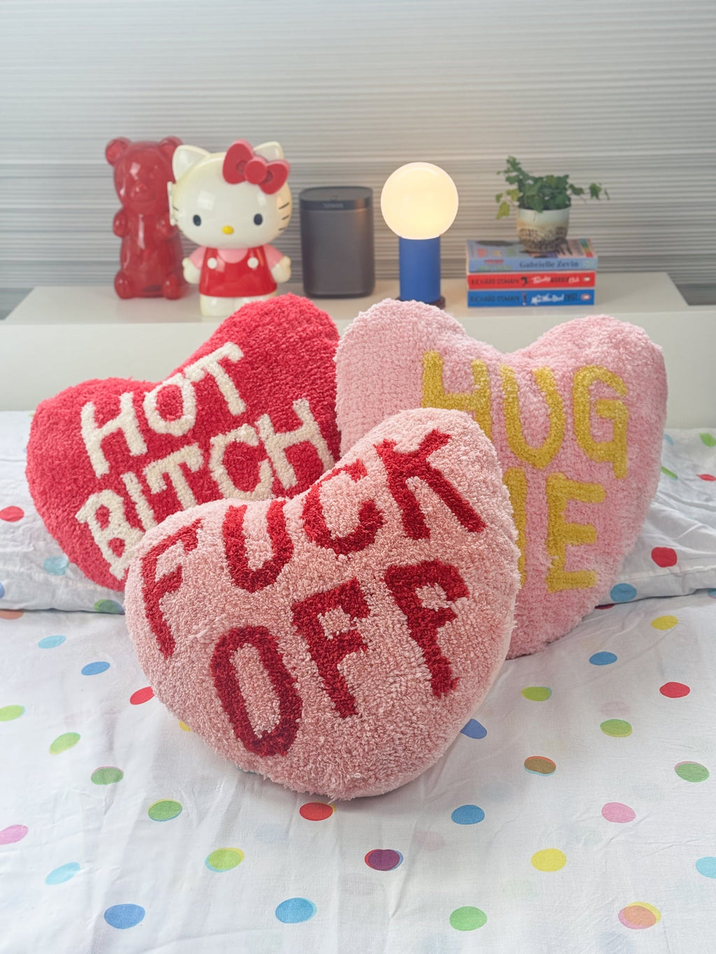 Coussin Cœur « Fuck Off » – Bitten