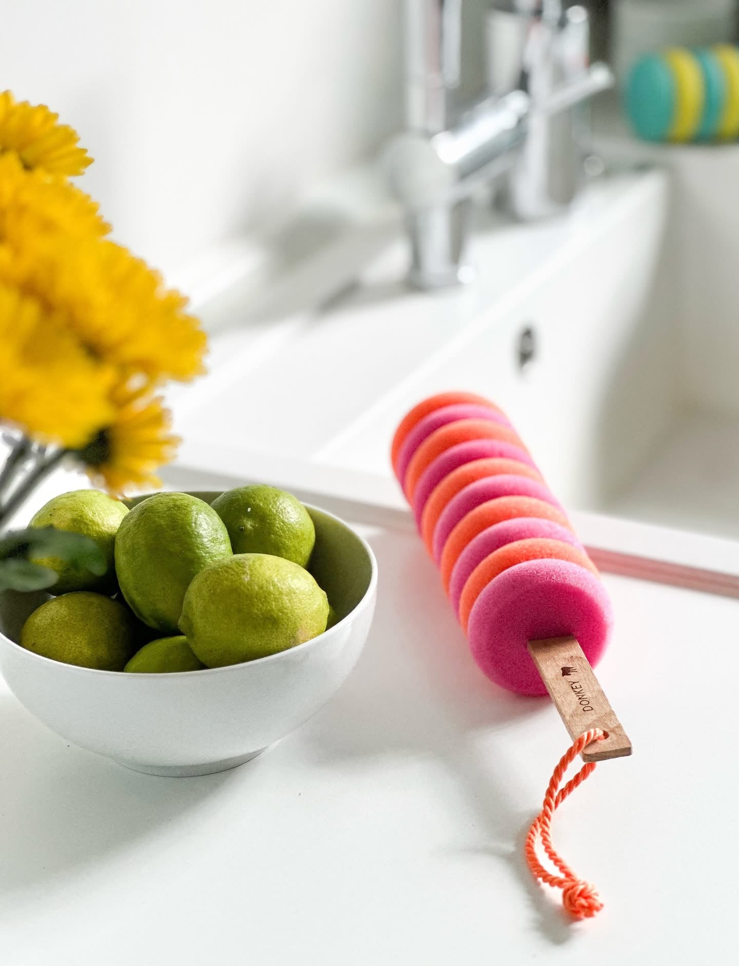 Orange verrückte Flüche Schwamm