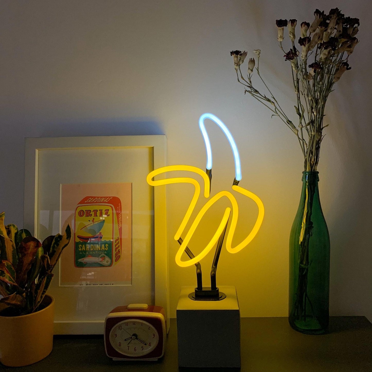Banana neon lamp