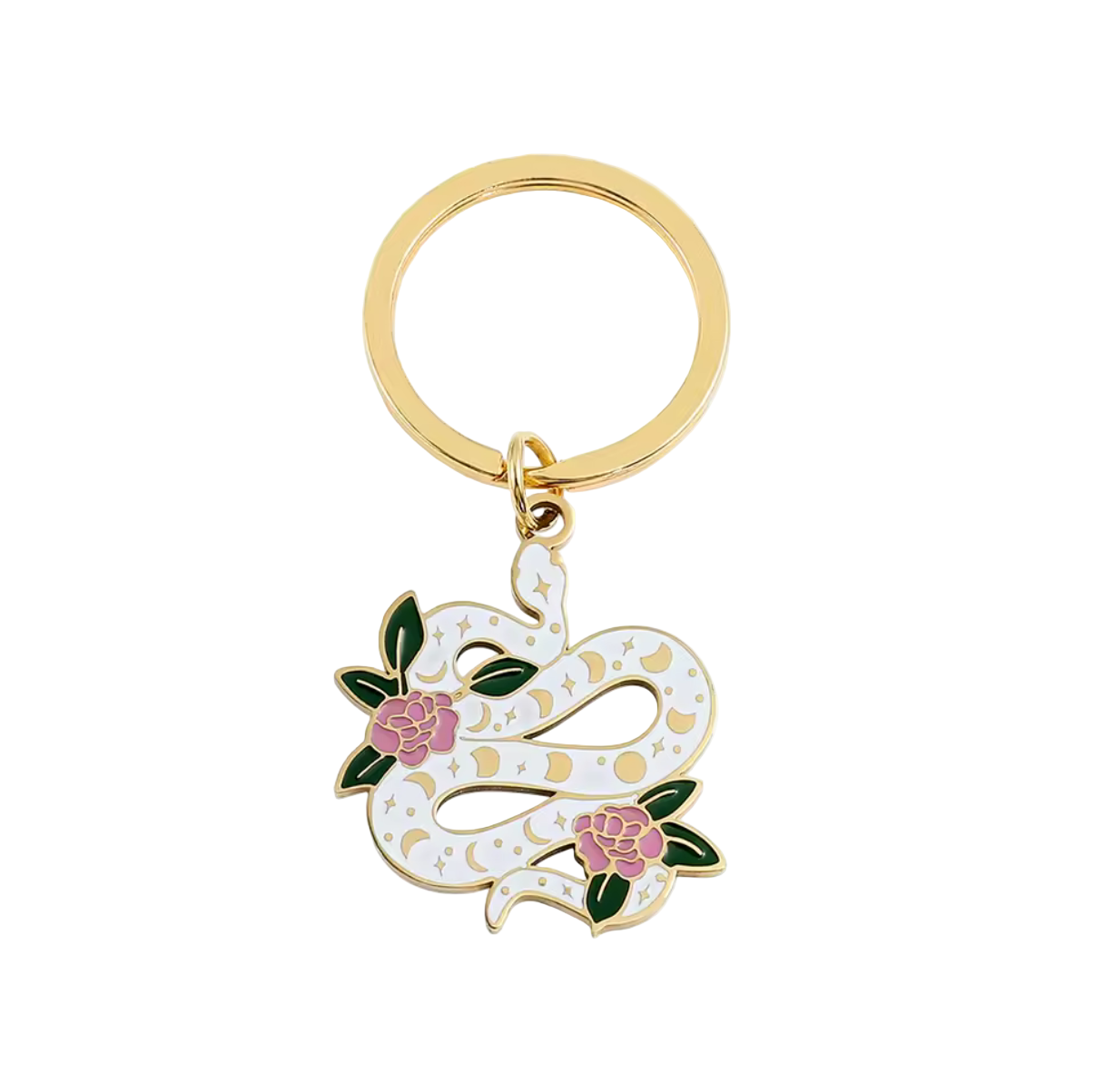 Lunar Serpent Keychain