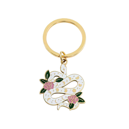 Lunar Serpent Keychain