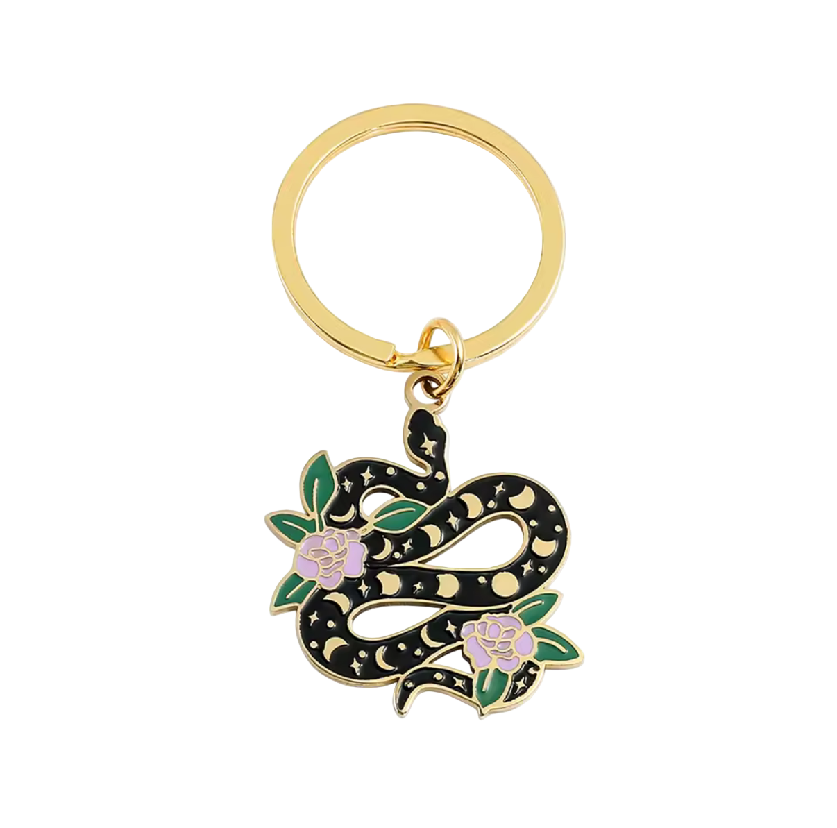 Lunar Serpent Keychain