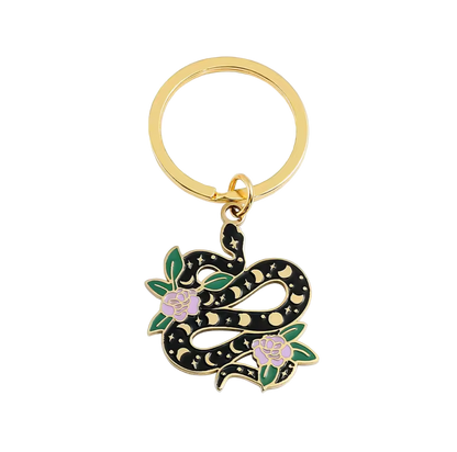 Lunar Serpent Keychain