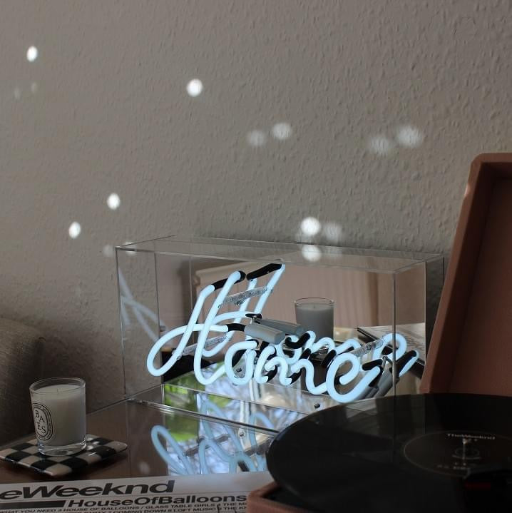 acrylic box neon home 