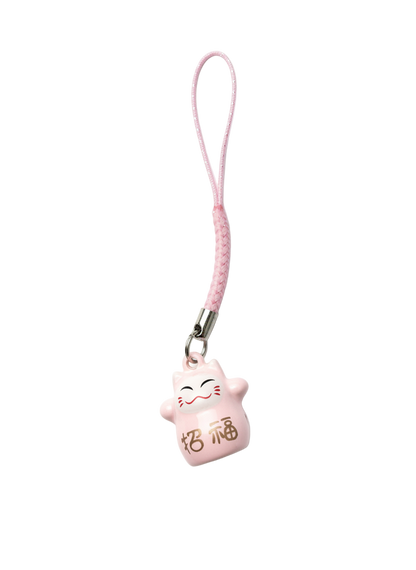 Daruma Glückskatze Tinker Bell Schlüsselanhänger