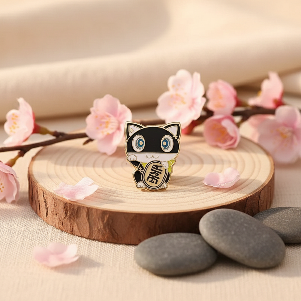 Pin's Chat Chanceux Anime | Objetos de diseño y regalos originales