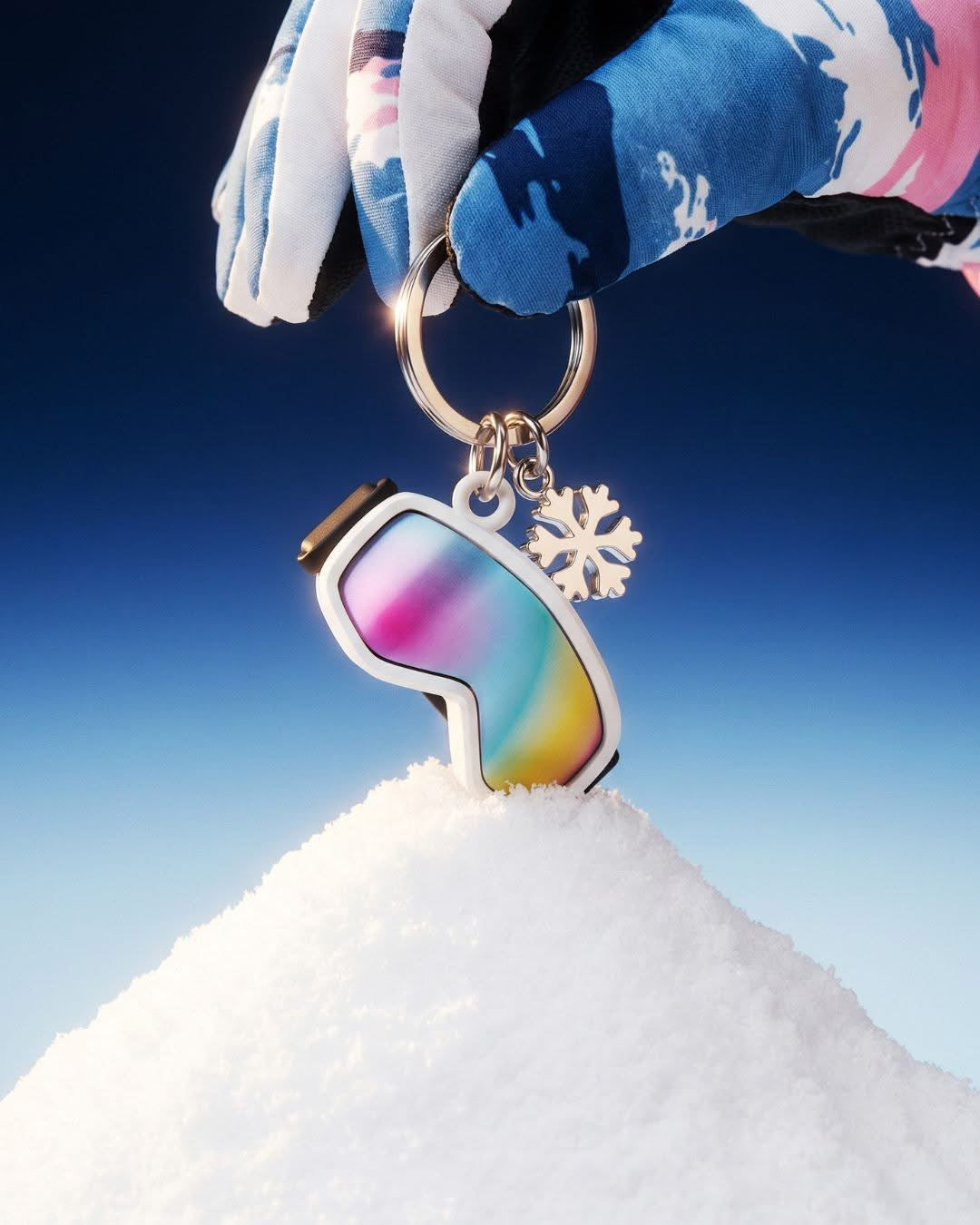 Porte clés Masque de Ski | Designproducten en originele cadeaus