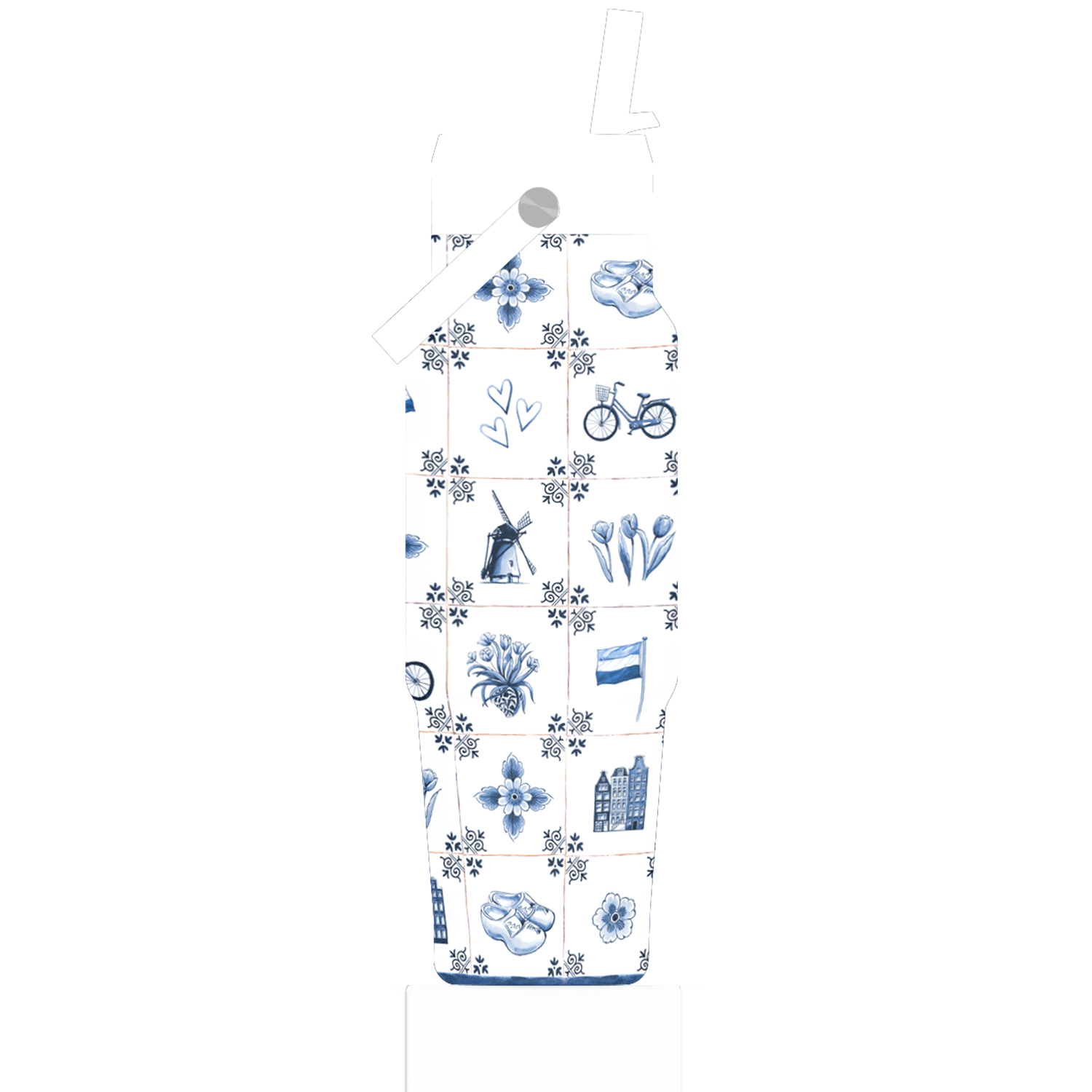 IZY Travel Bottle - Dutch Tiles - 900ml