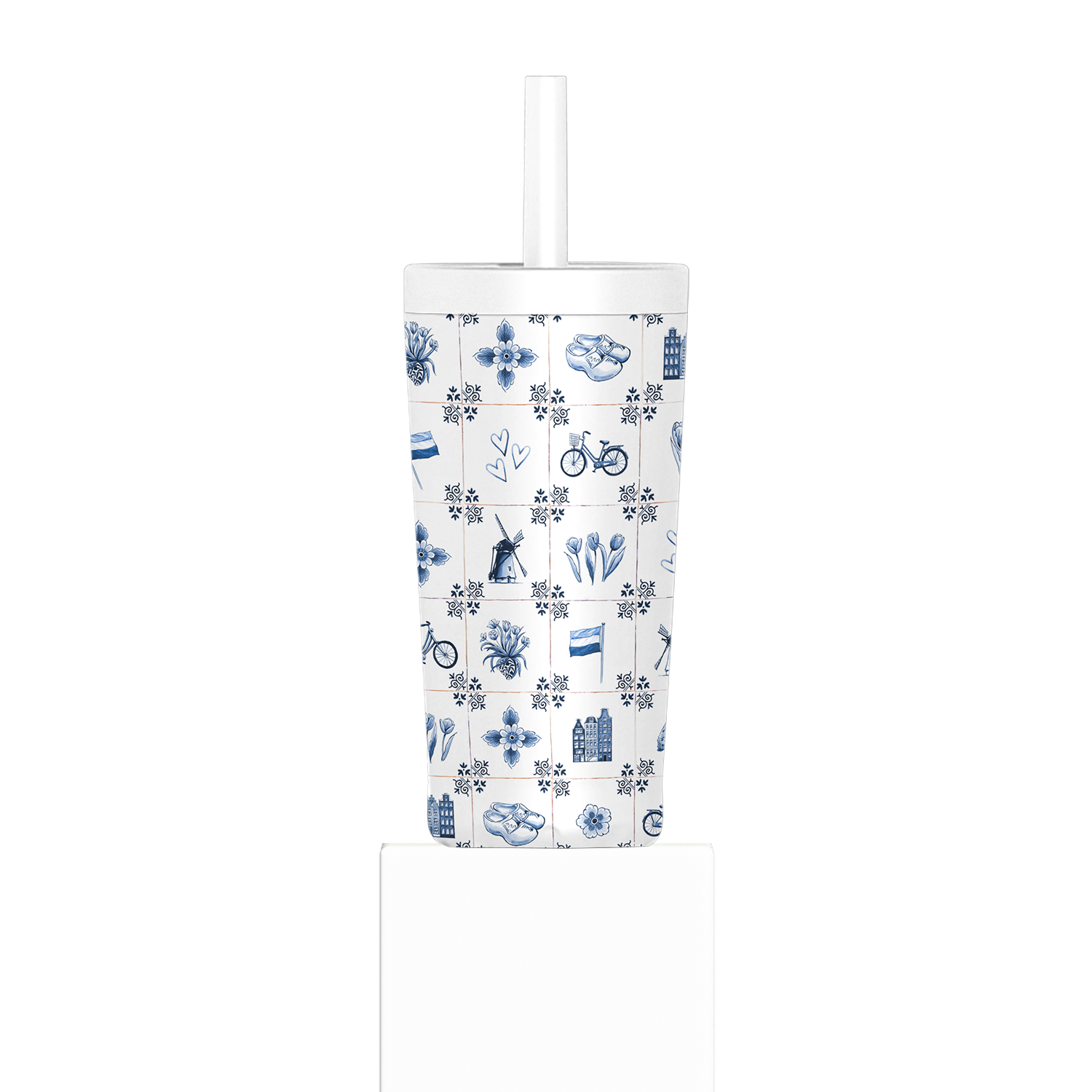 IZY Tumbler - Dutch Tiles - 500ml