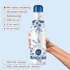 IZY Bottle - Delfts Blau - Fayence - 500ml