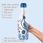 IZY Bottle - Delfts Blue - Peacock - 500ml