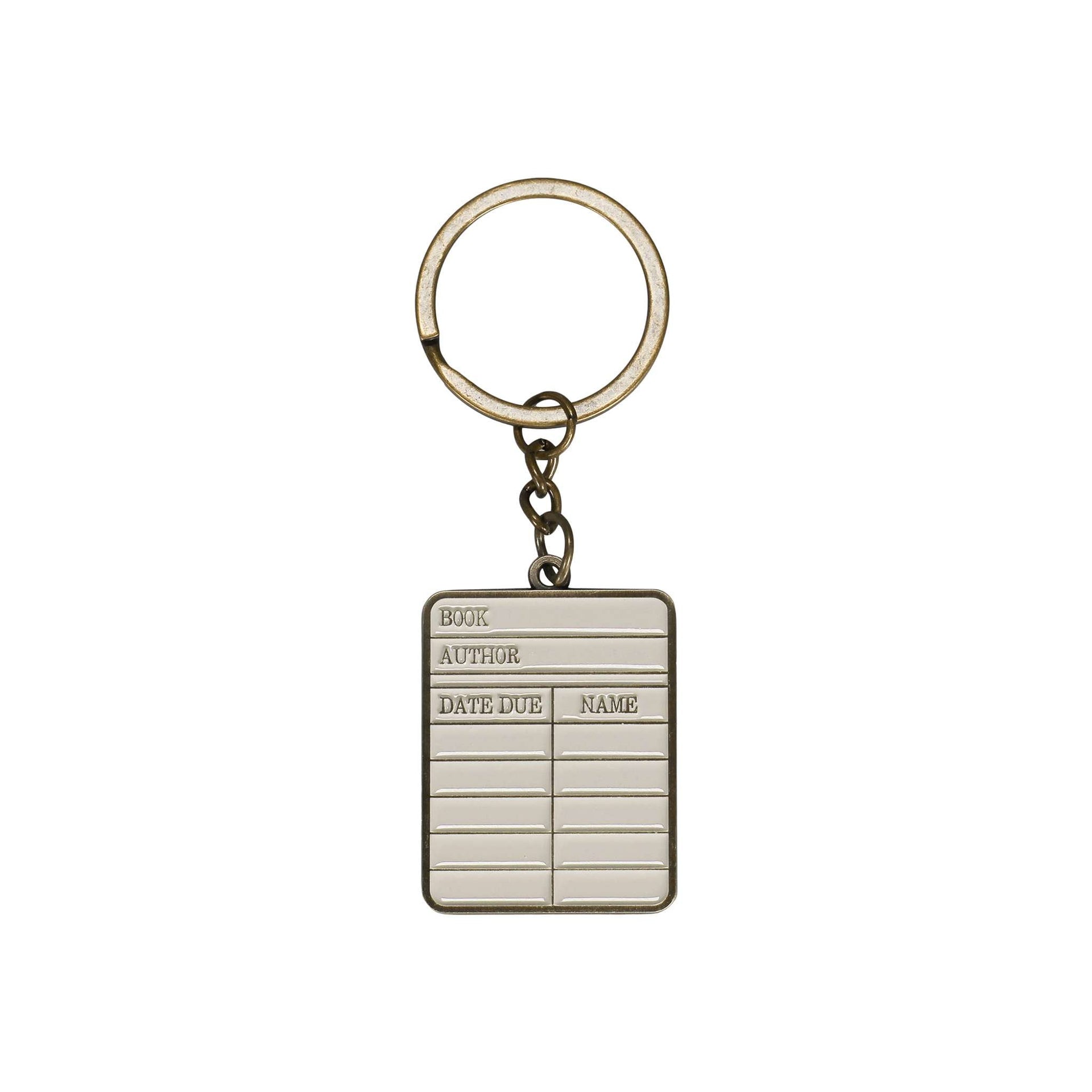 Porte-clés Pulteney Press - Library card